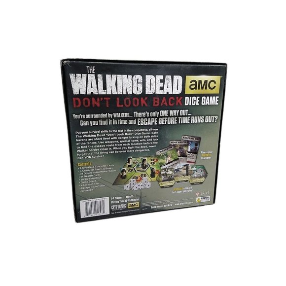 THE WALKING DEAD DON'T LOOK BACK DICE GAME COMPLETE CRYPTOZOIC 2014 LOVELY - Picture 2 of 3